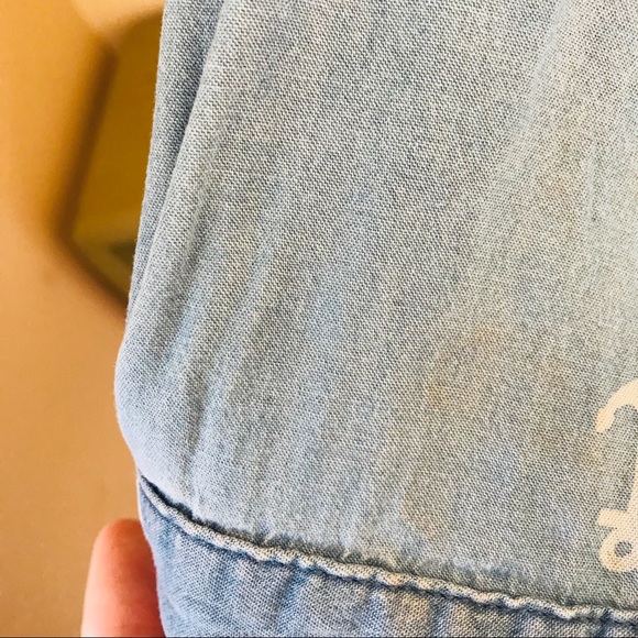 Life Style Nautical Long Sleeve Chambray Shirt - Picture 5 of 8